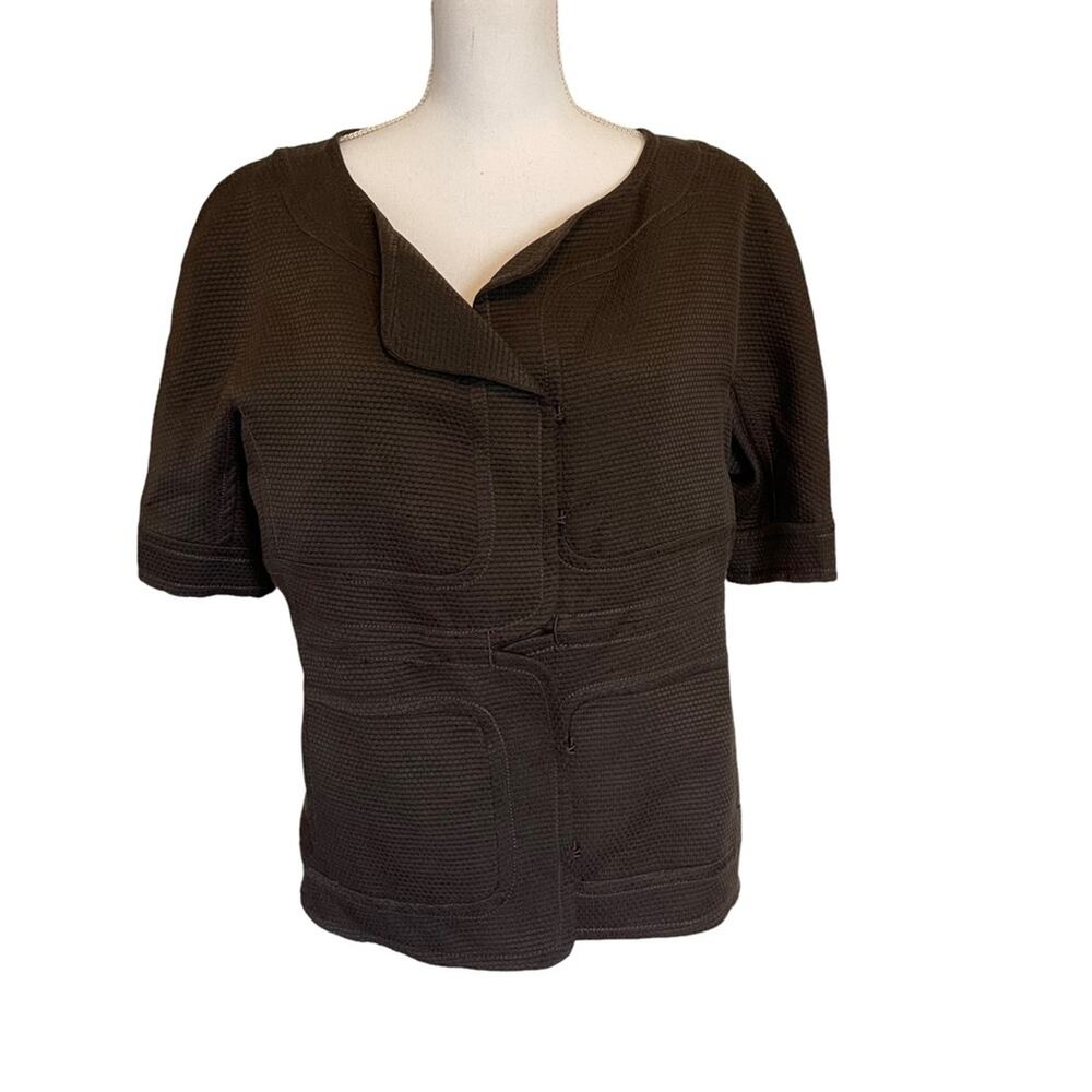 Max Studio Leon Max Belle Du Jour Jacket Brown Size XL NWT